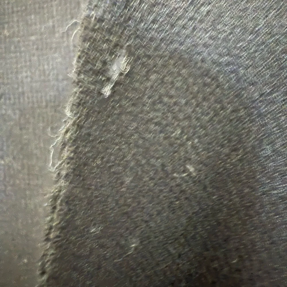 Women's Black Jacket with Leather Sleeves - Picture 8 of 9